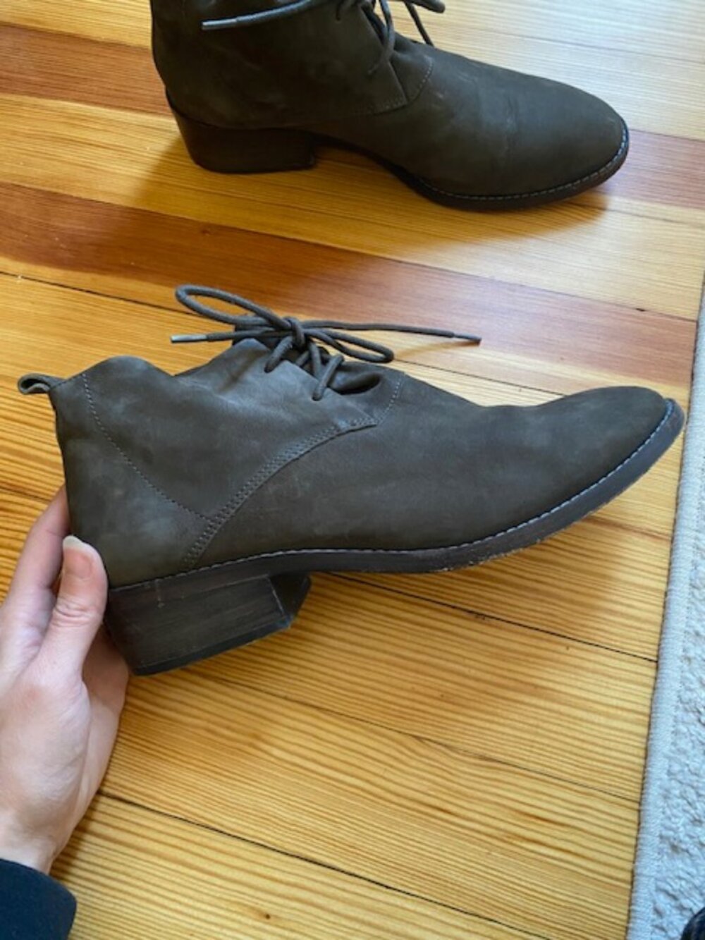 Eileen Fisher Rey Ankle Boot - Gray - Size 9.5 Womens